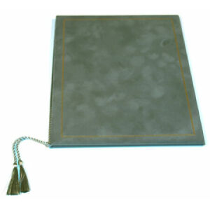 Adressikansio harmaa samettia