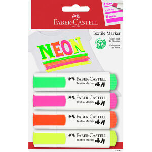 FC Neon tekstiilikynä 4 värin sarja