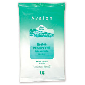 Ihonpesupyyhe 28x18cm 12kpl