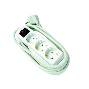 Jatkojohto 3-os/3m kytkimellä