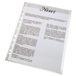 Kansiotasku A4/85mic vasen sivu auki