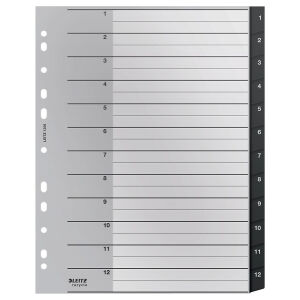 Leitz Recycle hakemisto 1-12