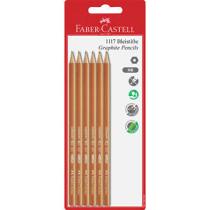 Luontolyijykynä 1117 HB 6kpl setti