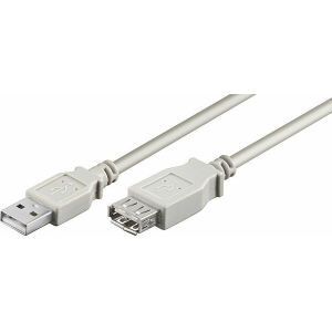 MicroConnect USB-jatkokaapeli