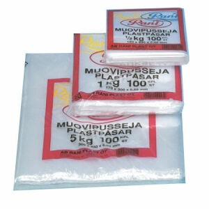 Muovipussi 5-6 kg kirkas