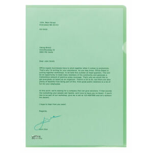 Muovitasku A4/120mic 2-sivua auki