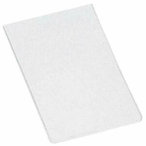 Muovitasku A7/140mic ylhäältä auki