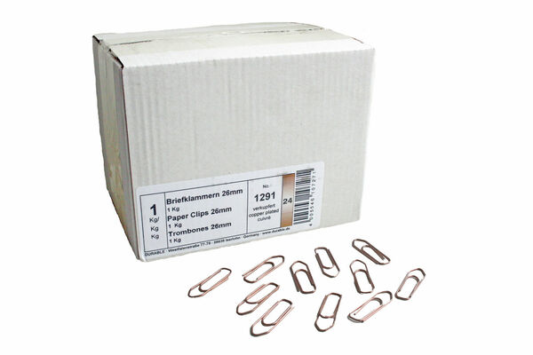 Paperiliitin kupari 26mm 1kg
