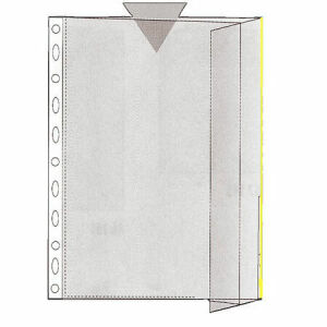 Patenttitasku A4 keltainen reuna