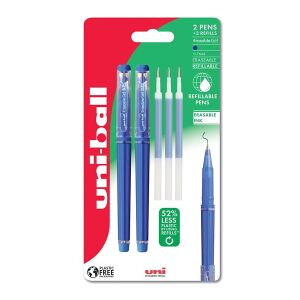 Pyyhittävä geelikynä Uni UF-222-07 sininen