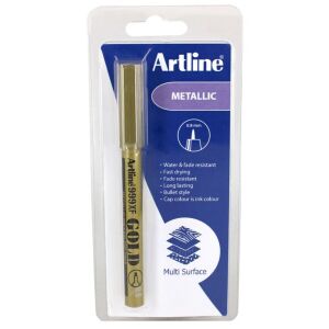 Riippupakattu kultakynä 0