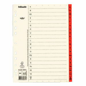 Servo hakemisto A4 A-Ö punainen