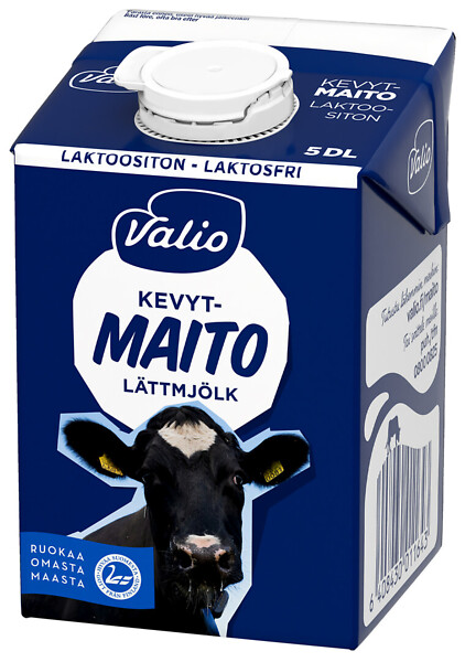 Valio kevytmaito laktoositon