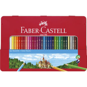 Värikynä Faber-Castell Metallirasiassa